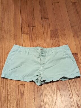 Mossimo Supply Co. Mint Green Cotton Bermuda Shorts